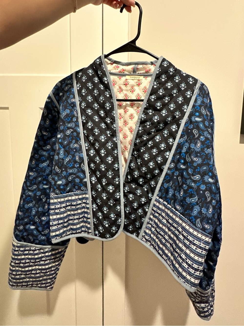 Sunday REVERSIBLE Patterned Quilted Jacket